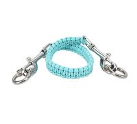 Starrypxl Diving Camera Handle Rope Noctilucence Strong Rustproof Anticorrosion Underwater Camera Carry Lanyard for Scuba Diving Snorkeling Parachute Cord Stainless Steel Hook 54cm (Luminous Blue)