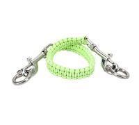 Starrypxl Diving Camera Handle Rope Noctilucence Strong Rustproof Anticorrosion Underwater Camera Carry Lanyard for Scuba Diving Snorkeling Parachute Cord Stainless Steel Hook 54cm (Luminous Green)
