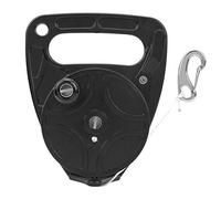 Starrypxl Diving Reel Multipurpose Portable Diving Equipment with 289FT Sturdy White Nylon Line for Underwater Diving Cave Wreck Diving Kayaking ABS Plastic 83Meter (Noire)