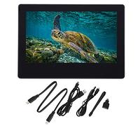 Starrypxl Écran de Moniteur de 7 Pouces Écran IPS Angle de Vue complète 1024 x 600 Affichage HDMI avec Shell pour Un Mini-PC Affichage avec des Haut-parleurs intégrés et Un Panneau Tactile