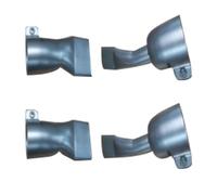 Starrypxl Hot Air Gun Buzzle Set 4pcs 20 mm 40 mm plat large bouche de soudage tubulaire Buzzle Façonnerie