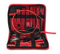 Starrypxl Kit de retrait de la garniture intérieure de la voiture 39pcs Panneau de porte Tableau de tableau de bord Outils de conception ergonomique Utilisation polyvalente