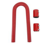 Starrypxl Kit de tuyau de radiateur flexible de 36 pouces Billet Camps Universal Craquage d'eau Bleu Blue Conception durable pour les systèmes de refroidissement automobile (Red)