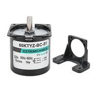Starrypxl micro moteur AC Synchrones 15rpm AC220V Réduction de vitesse de vitesse Machinerie moteur accessoires Accessoires Compact Durable Conception de la domaine domaire idéal (15 U/min/min AC220V)