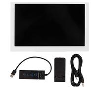 Starrypxl Mini Moniteur 5in écran Affichage USB Type C IPS Affichage Complet Accessoire de l'ordinateur pour Le châssis ITX Clear Haute résolution Play Play Horizontal Vertical Screatic (Weiß)