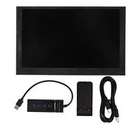 Starrypxl Mini Moniteur 5in écran Affichage USB Type C IPS Affichage Complet Accessoire de l'ordinateur pour Le châssis ITX Clear Haute résolution Play Play Horizontal Vertical Screatic (Schwarz)