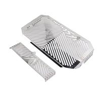 Starrypxl Motorcycle Radiator Protector DL650 V-STROM 2004-2010 Black Water Tank Grill Cover Replacement Durable Shielding Design for Enhanced Cooling and Engine Protection (Argent)