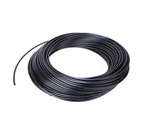 Starrypxl Noir Nylon Haute Pression Pneumatique Tuyau 100m 8x6mm Flexible Tube Air D'eau Durable Polyvalent Utilisation Industrielle (4 * 0,75 schwarz*100 m = 4 * 2,5 schwarz*100 m)