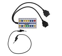 Starrypxl OBDII Breakout Box OBD2 Protocol Detector Diagnostic Cable Universal Car Signal Transmission Tool 16 Pin Connector Durable Design Ideal Automotive Testing and