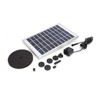 Starrypxl Panneau Solaire Mini Pompe 10V 5W Haute Efficacité Flottant Disque Piscine Fontaines D'eau Caractéristique