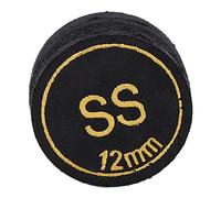 Starrypxl Pool Billiard Cue Tips 6pcs 12mm Lightweight Durable PU Material Replacement for Billiards Snooker Clubs Home Club Entertainment (SS)
