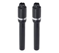 Starrypxl Pool Cue Extender Professional Strong Grip Billiard Cue Extension for 9 Ball Club 2pcs Premium Plastic 30.5cm Length Universal Fit