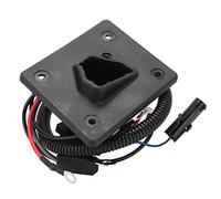 Starrypxl Réceptacle de Chargeur de Voiture de Club avec Fil OEM 602529 611200 Pièce de Remplacement DC48V pour Ezgo Rxv 2008 UP et EZGO 2Five 2010 Véhicules Up Black Abs Plastic Shell with