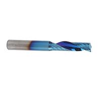 Starrypxl Spiral Milling Cutter Tungsten Steel Bleu Placing CNC Tool 6x22x50 Single Blade Precision Coute durable pour le bois métallique Plastique