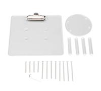 Starrypxl Support de Tableau de Bord pour Volant de voiturette, Fixation Universelle en Acrylique Durable pour voiturettes EZGO Club Car avec Volants à 5 ou 6 Trous
