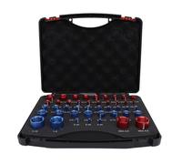 Starrypxl Thread Checker 23 Inch 21 Metric Portable Nut Bolt Identifier Narrow Area Tricky Spot Accurate Size Model