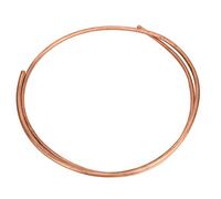 Starrypxl Tube De Cuivre C1100 T2 2m Tubes Souples 9.5mm OD 7.9mm ID Idéal Climatiseur Réfrigérateur Durable Flexible