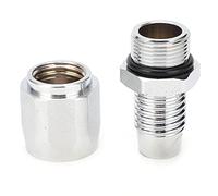 Starrypxl Tuyau D' Connecteur Laiton Plaqué 3/4in Tube Raccord Adaptateur Durable Machine AccessoriesFixed pour Efficace Huilage Systèmes (Stumpfes Gelenk)