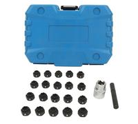Starrypxl Wheel Locking Nut Key Kit 22Pcs High Strength oxidation Proof Socket Adapter Set F01 F02 F03 F10 F11 Secure Fit Anti Theft Solution for Car Maintenance and Tire