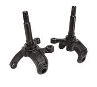 Starrypxl Wheel Stub Axle Strut Steering Knuckle Spindle 110cc 150cc 200cc 250cc ATV Kart 2 Pcs Durable Brake Disc Hub Flange Ideal Off-Road Performance