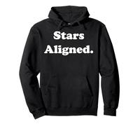 Stars Aligned Cosmic Harmony Astrology Phrase Sweat à Capuche