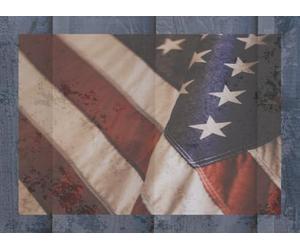 Stars and Stripes Notebook: College-Ruled Lined Writing Notebook | 160 pages | 8.25x6 inches
