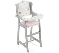 Stars - chaise haute de poupée grise
