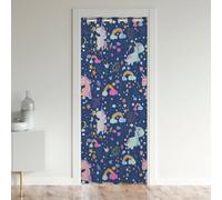 Stars Galaxie Rainbow Licorne Rideaux Exterieur d'entrée Rainbow Rideau de Porte 106x203cm pour Chambre Salon Fille Rideaux Interieur Salon Chambre Kawaii Princess Rideau Occultant Rideaux