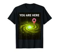 Stars Galaxy Science Geek Vous êtes Ici Scifi Space T-Shirt