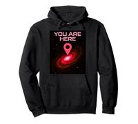 Stars Galaxy Science Red « Vous êtes Ici » Scifi Space Geeks Sweat à Capuche