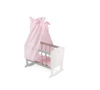 Stars - Lit Pour Poupée Avec Housse De Couette Et Ciel Gris