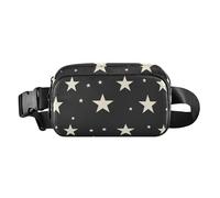 Stars Sac banane mignon pour homme et femme Mini sac banane de voyage avec sangle réglable pour cyclisme, randonnée, gym