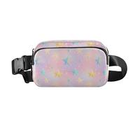 Stars Sac banane tendance pour femme et homme avec sangle réglable pour cyclisme, randonnée, gym