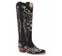 STARS & STRIPES Bottes western WBL-81 pour femme - Fabriquées à la main au Mexique - En daim - Coutures Goodyear