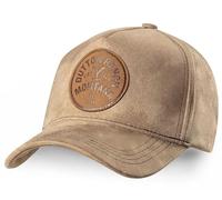 STARS & STRIPES Casquette Trucker Marron - Officielle Yellowstone - Style Dutton Ranch - Maille & Logo - Réglable - Taille Unique - Western & Extérieur