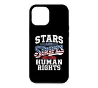 Stars Stripes Human Rights Equality Equity USA 4 Juillet Coque pour iPhone 12 Pro Max