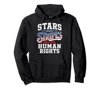 Stars Stripes Human Rights Equality Equity USA 4 Juillet Sweat à Capuche