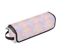 Stars Sweet Blush Color Organiseur 2 en 1 pour outils de cheveux avec tapis amovible résistant à la chaleur Outils chauffants Sac de voyage Organiseur pour outils chauds Fer à friser Fer à friser Fer