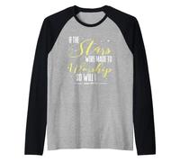 Stars to Worship Adoration Culte Christian Manche Raglan
