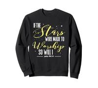 Stars to Worship Adoration Culte Christian Sweatshirt