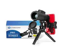 STARSCOPE Telescope monoculaire | Pack Pro monoculaire G3 10x42 pour Smartphone | Monoculaire Observation d'oiseaux pour iPhone, Android : trépied pour télescope d'observation, Support téléphone etc.