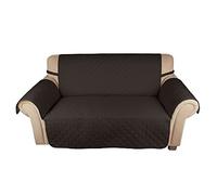 Starsglowing Housse de canapé - Jeté de canapé fauteuil - Protection de fauteuil 53 cm x 183 cm 1 place - Protège le fauteuil des animaux - Coussin, noir, 116cm*188cm 2-Sitzer