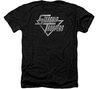 Starship Troopers Heather T-Shirt Logo Tee T-Shirt Black S