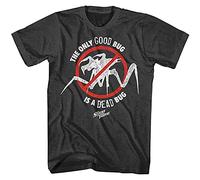 Starship Troopers Mobile Infantry The Only Good Bug is Dead Adult T-Shirt Tee Black S
