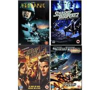 Starship Troopers Quadrilogy Complete DVD Collection 1-4: Starship Troopers / Starship Troopers 2 - Hero Of The Federation / Starship Troopers 3 - Marauder / Starship Troopers - Invasion + Extras / Special Features by Casper Van Dien