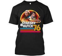 Starsky and Hutch Geek Giftideas Collectable FriendshipTv Fandom Gift Graphic Tee Unisex T-Shirt Hoodie Black M