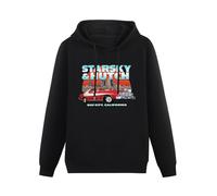 Starsky and Hutch The Gran Torino Hoody Unisex Ptinted Hoodies Long Sleeve Men's Hooded with Pocket Black XL