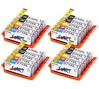 START - 20 Cartouches d'Encre Compatibles avec Canon PGI-570 PGBK XL, CLI-571BK, CLI-571C, CLI-571M, CLI-571Y