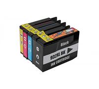 START - 4 Cartouches d'encre Compatible avec HP 932XL / 933XL Black. Cyan. Magenta. Yellow