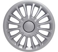 Ensemble de Couvre-Roues de Voiture Gris ABS 16 Pouces Monza, 4 pièces